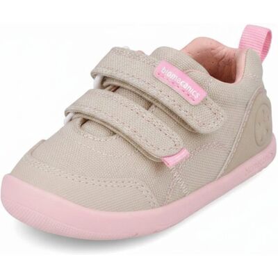 Biomecanics Dievčenské barefoot plátenné tenisky LONA BASICA BEIGE Y ROSA Biomecanisc 262190-F884 - 25 Biomecanics Dievčenské barefoot plátenné tenisky LONA BASICA BEIGE Y ROSA Biomecanisc 262190-F884 - 25