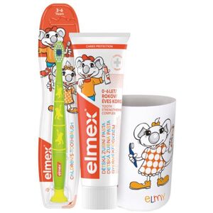 Elmex Detská sada – zubná pasta 50ml + kefka + pohárik Elmex Detská sada – zubná pasta 50ml + kefka + pohárik