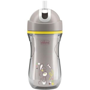 Chicco Hrnček Sport so slamkou grey, 14m+ Chicco Hrnček Sport so slamkou grey, 14m+