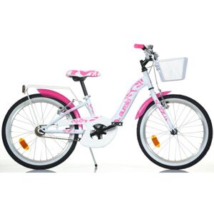 Dino Bikes - Detský bicykel 20" 204R-05S - Girl white/ pink Dino Bikes - Detský bicykel 20" 204R-05S - Girl white/ pink