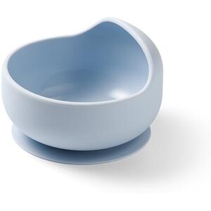 BABYONO Miska silikónová s prísavkou - blue 6m+ BABYONO Miska silikónová s prísavkou - blue 6m+