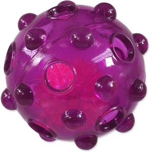 Hračka Dog Fantasy Glow loptička z TPR gumy fialová 8cm Hračka Dog Fantasy Glow loptička z TPR gumy fialová 8cm