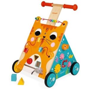Janod Drevené multifunkčné chodítko Mačka Janod Drevené multifunkčné chodítko Mačka
