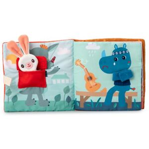 Lilliputiens - textilná knižka s aktivitami - jelenček Stella a jeho muchláček Lilliputiens - textilná knižka s aktivitami - jelenček Stella a jeho muchláček