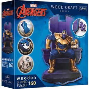 Trefl Drevené puzzle 160 dielikov - Thanos na tróne / Disney Marvel Heroes Trefl Drevené puzzle 160 dielikov - Thanos na tróne / Disney Marvel Heroes