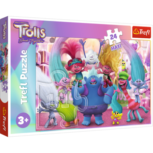 Trefl Puzzle 24 Maxi - Vo svete Trollov / Universal Trolls 3 (2023) Trefl Puzzle 24 Maxi - Vo svete Trollov / Universal Trolls 3 (2023)