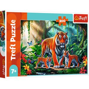 Trefl Puzzle 200 Tigrie zvyky Trefl Puzzle 200 Tigrie zvyky