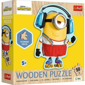 Trefl Drevené puzzle Junior 50 - Minions / Universal Despicable Me 4 Trefl Drevené puzzle Junior 50 - Minions / Universal Despicable Me 4