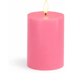 SIRIUS LED sviečka na batérie, vosk Sille, Ø 7,5 × 10 cm, staroružová, 2× AA SIRIUS LED sviečka na batérie, vosk Sille, Ø 7,5 × 10 cm, staroružová, 2× AA