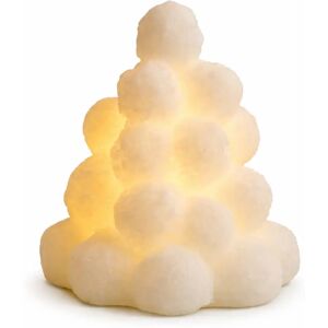 SIRIUS LED sviečka z pravého vosku, biela, výška 13 cm, Ø 11,8 cm, 2× AA SIRIUS LED sviečka z pravého vosku, biela, výška 13 cm, Ø 11,8 cm, 2× AA
