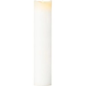 SIRIUS Veľká batériová LED sviečka Sara exclusive, Ø 10 × 50 cm, biela, 3× AA SIRIUS Veľká batériová LED sviečka Sara exclusive, Ø 10 × 50 cm, biela, 3× AA