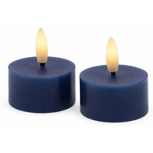 SIRIUS Sada LED čajových sviečok na batérie Sille Tealight, Ø 4,5 × 2,2 cm, hlboký oceán, z pravého vosku, balenie 2 ks SIRIUS Sada LED čajových sviečok na batérie Sille Tealight, Ø 4,5 × 2,2 cm, hlboký oceán, z pravého vosku, balenie 2 ks