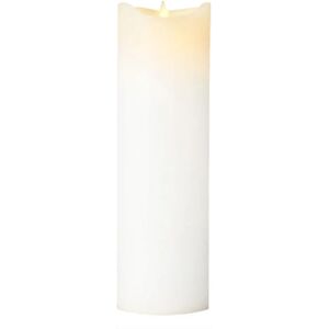 SIRIUS LED sviečka na batérie Sára, Ø 7,5 × 25 cm, biela 2× AA SIRIUS LED sviečka na batérie Sára, Ø 7,5 × 25 cm, biela 2× AA