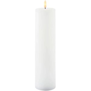 SIRIUS LED sviečka z pravého vosku Sille, 7,5 × 30 cm, biela, dobíjacia SIRIUS LED sviečka z pravého vosku Sille, 7,5 × 30 cm, biela, dobíjacia