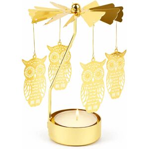 DECOLED Anjelské zvonenie, 8 × 13 cm, sovy, zlato DECOLED Anjelské zvonenie, 8 × 13 cm, sovy, zlato