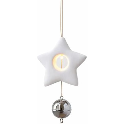 SIRIUS LED závesná dekorácia hviezda 8 cm, batéria CR2032 SIRIUS LED závesná dekorácia hviezda 8 cm, batéria CR2032