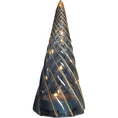 SIRIUS LED stromček, sklo, čierna farba, 19 cm SIRIUS LED stromček, sklo, čierna farba, 19 cm
