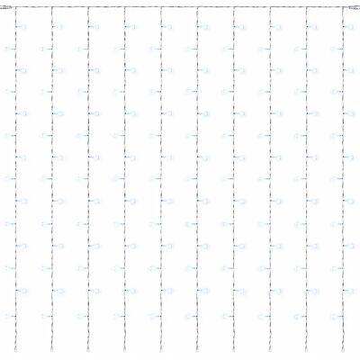 DECOLED Hobby Line LED svetelný záves vonkajší 200 × 200 cm, ľadovo biely, 200 diód, priehľadný kábel IP44, vonkajší DECOLED Hobby Line LED svetelný záves vonkajší 200 × 200 cm, ľadovo biely, 200 diód, priehľadný kábel IP44, vonkajší