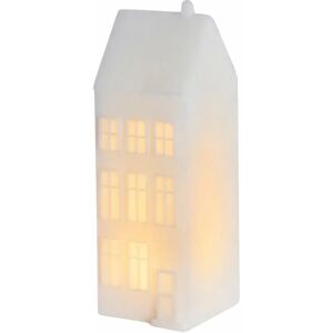 SIRIUS LED Mestský dom v Kodani, Nyhavn, biela, 6 × 6 × 17,5 cm SIRIUS LED Mestský dom v Kodani, Nyhavn, biela, 6 × 6 × 17,5 cm