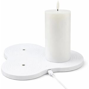 SIRIUS Nabíjacia podložka pre 3 LED dobíjacie sviečky, biela SIRIUS Nabíjacia podložka pre 3 LED dobíjacie sviečky, biela