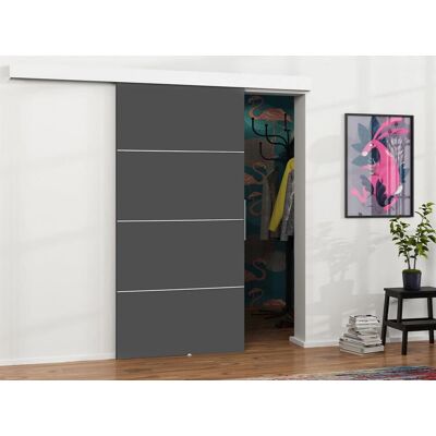 Posuvné interiérové dvere VIGRA 2 - 70 cm, antracitové Posuvné interiérové dvere VIGRA 2 - 70 cm, antracitové