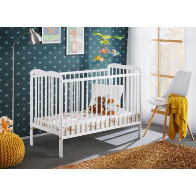 Postieľka pre bábätká FINA - 60x120, biela Postieľka pre bábätká FINA - 60x120, biela