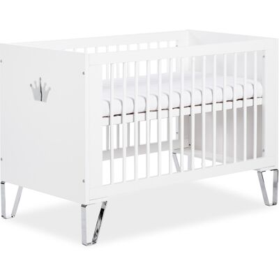 Detská postieľka 60x120 SISA - biela Detská postieľka 60x120 SISA - biela