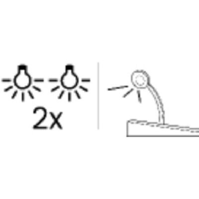 LED lampa k posteli 2 bodová LED lampa k posteli 2 bodová