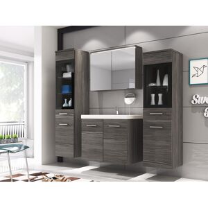 VENETI Nábytok do kúpeľne YUKO 2 - smrekovec bodega + umývadlo ZDARMA VENETI Nábytok do kúpeľne YUKO 2 - smrekovec bodega + umývadlo ZDARMA