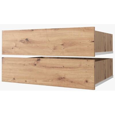 VENETI Set 2 šuplíkov UNI do skríň š. 250 cm - dub artisan VENETI Set 2 šuplíkov UNI do skríň š. 250 cm - dub artisan