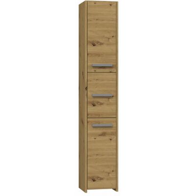 VENETI Vysoká skrinka do kúpeľne MARGO - dub artisan VENETI Vysoká skrinka do kúpeľne MARGO - dub artisan