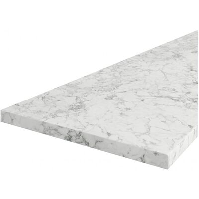 Kuchynská doska JAIDA 4 - 400x120x3,8 cm, mramor carara Kuchynská doska JAIDA 4 - 400x120x3,8 cm, mramor carara