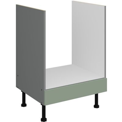 VENETI Sporáková skrinka LUNARA - šírka 60 cm, zelená / antracit VENETI Sporáková skrinka LUNARA - šírka 60 cm, zelená / antracit