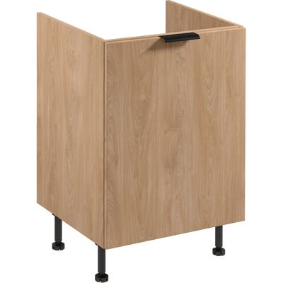 VENETI Drezová skrinka SALERNO - šírka 60 cm, dub + koše na odpad ZADARMO VENETI Drezová skrinka SALERNO - šírka 60 cm, dub + koše na odpad ZADARMO