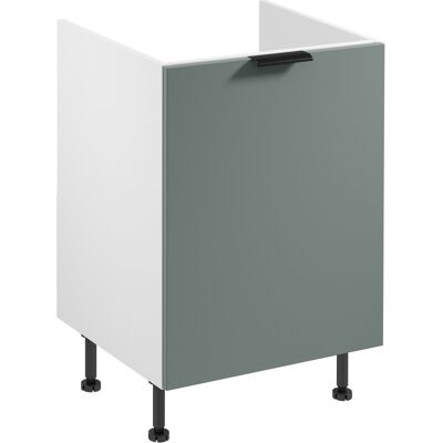 VENETI Drezová skrinka SALERNO - šírka 60 cm, biela / zelená + koše na odpad ZADARMO VENETI Drezová skrinka SALERNO - šírka 60 cm, biela / zelená + koše na odpad ZADARMO