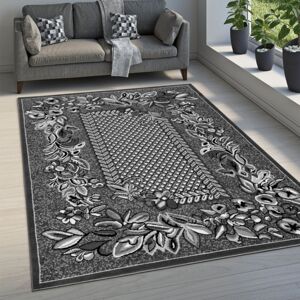VENETI Vzorovaný koberec 200x400 cm LUKEN - šedý VENETI Vzorovaný koberec 200x400 cm LUKEN - šedý