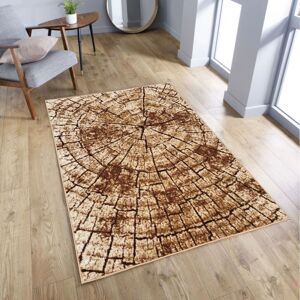 VENETI Kusový koberec 160x220 cm LUKEN moderný - béžový / hnedý VENETI Kusový koberec 160x220 cm LUKEN moderný - béžový / hnedý