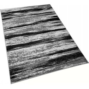 VENETI Kusový koberec 200x400 cm LUKEN abstraktný - šedý VENETI Kusový koberec 200x400 cm LUKEN abstraktný - šedý