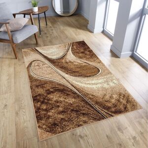 VENETI Abstraktný kusový koberec 200x400 cm LUKEN - béžový VENETI Abstraktný kusový koberec 200x400 cm LUKEN - béžový