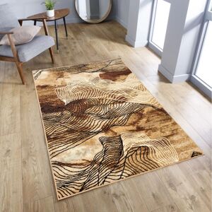 VENETI Moderný kusový koberec 160x220 cm LUKEN - béžový VENETI Moderný kusový koberec 160x220 cm LUKEN - béžový