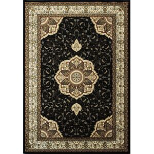 VENETI Koberec s orientálnym vzorom 250x350 CAMBRIA 1 - čierny VENETI Koberec s orientálnym vzorom 250x350 CAMBRIA 1 - čierny