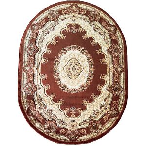 VENETI Orientálny kusový oválny koberec 160x220 ARTESIA 8 - hnedý VENETI Orientálny kusový oválny koberec 160x220 ARTESIA 8 - hnedý