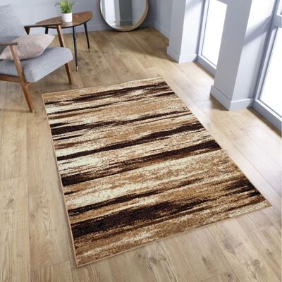 VENETI Kusový koberec 160x220 cm LUKEN abstraktný - béžový VENETI Kusový koberec 160x220 cm LUKEN abstraktný - béžový