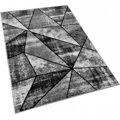 VENETI Geometrický kusový koberec 120x170 cm LUKEN - šedý VENETI Geometrický kusový koberec 120x170 cm LUKEN - šedý