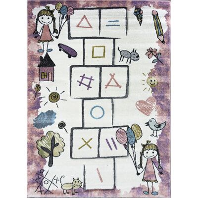 VENETI Detský kusový koberec 160x230 DORRIS 11 - ružový VENETI Detský kusový koberec 160x230 DORRIS 11 - ružový