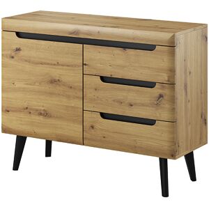 VENETI Kombinovaná komoda NATHANIEL - dub artisan VENETI Kombinovaná komoda NATHANIEL - dub artisan