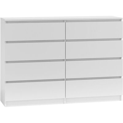 VENETI Komoda ESTELA M8 140 - biela VENETI Komoda ESTELA M8 140 - biela