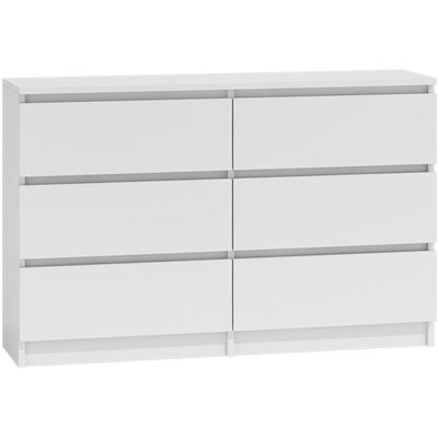 VENETI Komoda ESTELA M6 120 - biela VENETI Komoda ESTELA M6 120 - biela