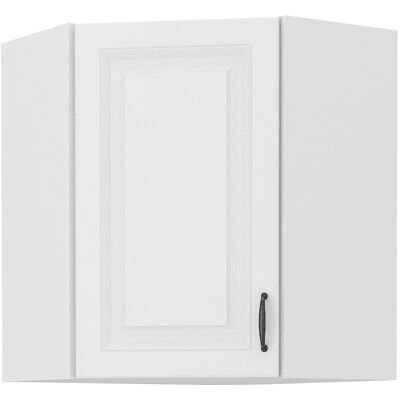 VENETI Horná rohová skrinka SOPHIA - 58x58 cm, biela VENETI Horná rohová skrinka SOPHIA - 58x58 cm, biela