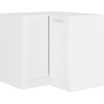 VENETI Dolná rohová skrinka EDISA - 89x89 cm, biela VENETI Dolná rohová skrinka EDISA - 89x89 cm, biela